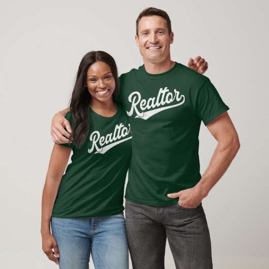 Realtor Real Estate Agent Funny Retro T-shirt (Unisex)