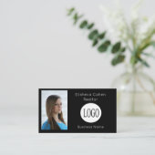 Realtor Real Estate Agent Photo Visitekaartjes (Staand voorkant)