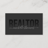 Realtor Real Estate Agent Professional Foto toevoe Visitekaartje (Voorkant)