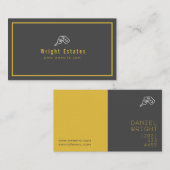 Realtor Real Estate Agent Services Visitekaartje (Voorkant / Achterkant)