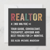 Realtor Real Estate Funny Quote Card (Voorkant)