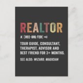 Realtor Real Estate Funny Quote Card Briefkaart (Voorkant)