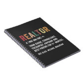 Realtor Real Estate Funny Quote Notitieboek (Rechterzijde)