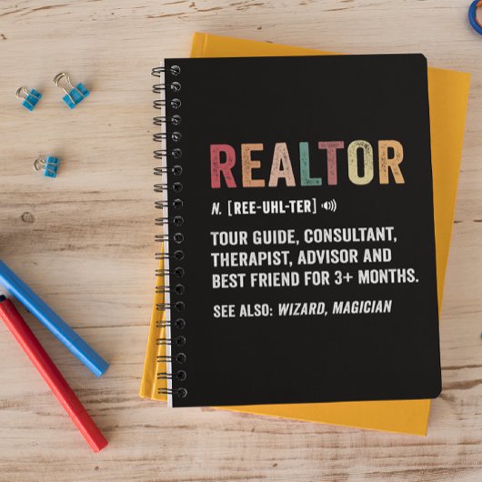 Realtor Real Estate Funny Quote Notitieboek
