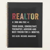 Realtor Real Estate Funny Quote Planner (Voorkant)