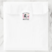 Realtor Real Estate Is My Hustle Ronde Sticker (Tas)