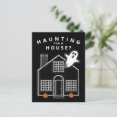 Realtor Real Estate Oktober Halloween Briefkaarten (Staand voorkant)