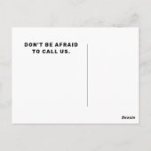 Realtor Real Estate Oktober Halloween Briefkaarten (Achterkant)