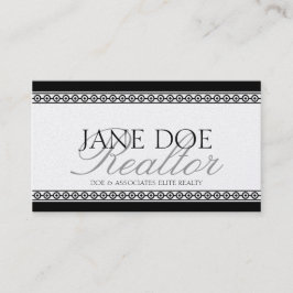 Realtor Script Gold Premium-papier Visitekaartje