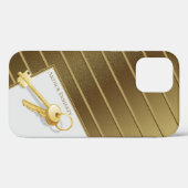 Realtor Sleutels | Gouden Case-Mate iPhone Case (Achterkant (horizontaal))