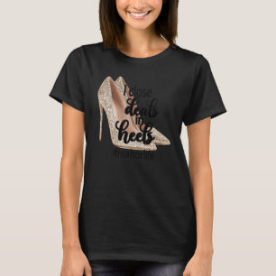 Realtor Sluiten Deals in High Heels Vastgoed T-shirt