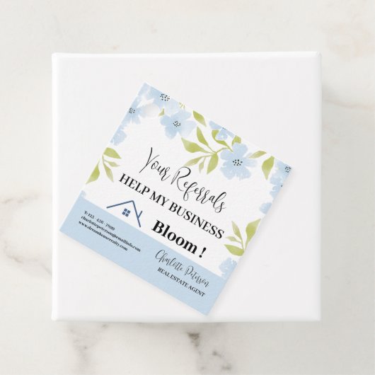 Realtor Spring Pop door Gift Labels (In situ)