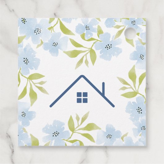 Realtor Spring Pop door Gift Labels (Achterkant)