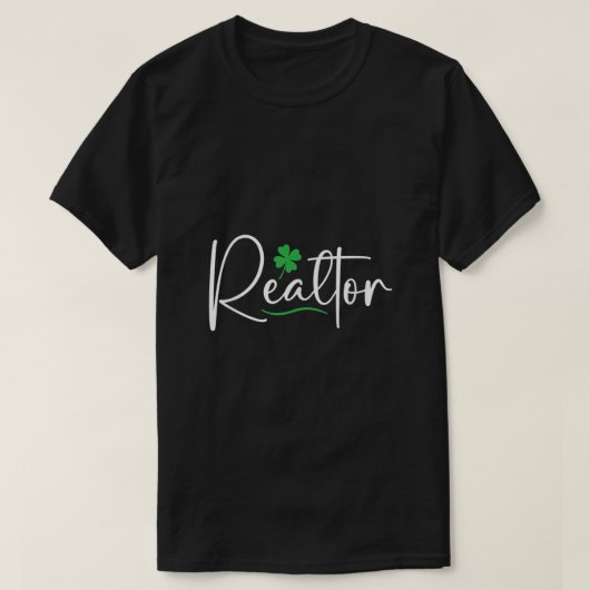 Realtor St Patricks Day Real Estate Agent T-shirt (Design voorkant)
