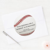 Realtor Summer Baseball door Stickers als Pop besc (Envelop)