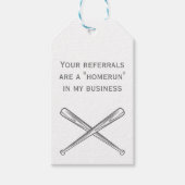 Realtor Summer Baseball, met Labels gelijkgestelde Cadeaulabel (Voorkant)