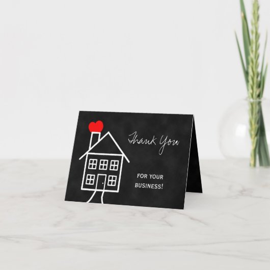 Realtor Thank You Note Card Bedankkaart (Voorkant)