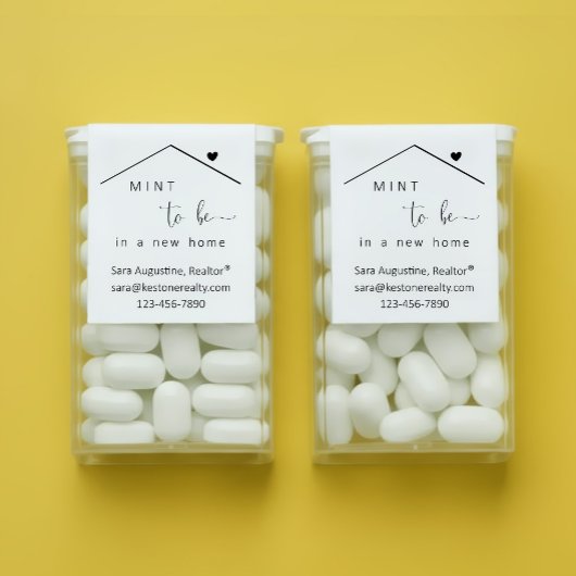 Realtor Tic Tac Mints Gum Etiket