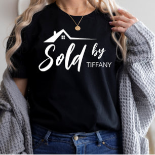 Realtor Vastgoed Verkoop Verkocht op naam T-Shirt