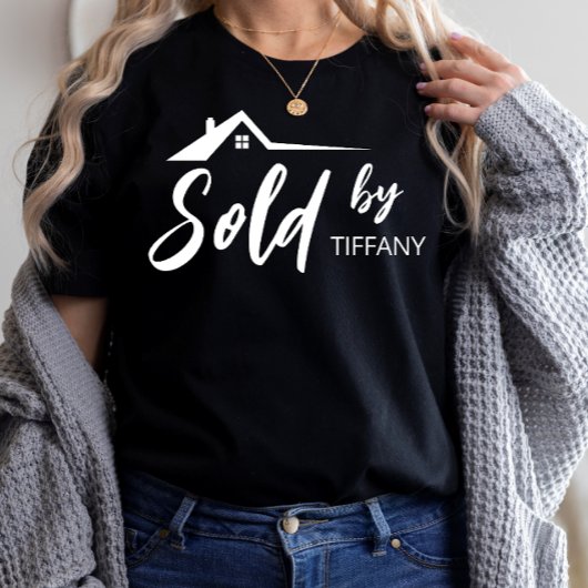 Realtor Vastgoed Verkoop Verkocht op naam T-Shirt
