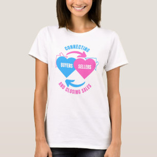 REALTOR Verbindt Kopers Verkopers Vastgoed T-shirt