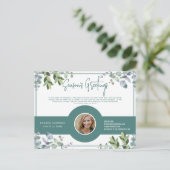 Realtor/Verzekering Briefkaart wintervakantie (Staand voorkant)