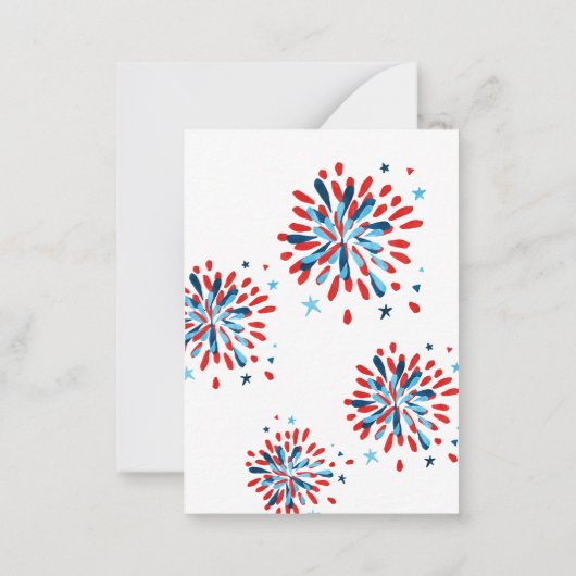 Realtor Vierde Pop juli door Hartelijk dank Notitiekaartje (Achterkant)