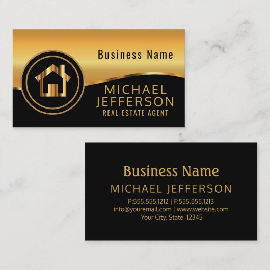 Realtor Visitekaartje (Voorkant / Achterkant)