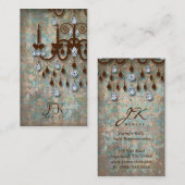Realtor Visitekaartje  Damask Chandelier (Voorkant / Achterkant)
