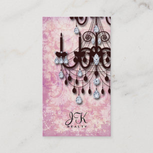 Realtor Visitekaartje  Damask Chandelier