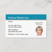 Realtor Visitekaartjes Fotosjablonen (Voorkant)