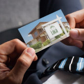Realtor Voeg uw Logo aangepaste foto toe Visitekaartje