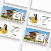 Realtor Voeg uw Logo aangepaste foto toe Visitekaartje