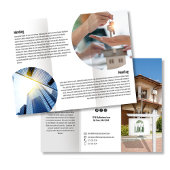Realtor Voeg uw Logo Business Brochure QR-code toe