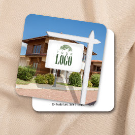 Realtor Voeg uw Logo Photo Custom Visitekaartje to