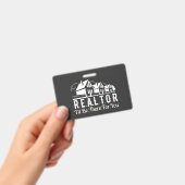 Realtor voor uw Huis Badge (Handheld)