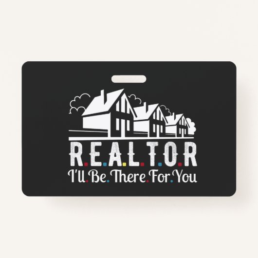 Realtor voor uw Huis Badge (Voorkant)