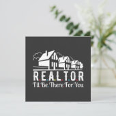 Realtor voor uw Huis Kaart (Staand voorkant)