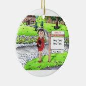 Realtor — Vrouw Keramisch Ornament (Rechts)