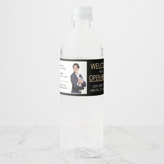 Realtor Water Fles Etiket (Voorkant)