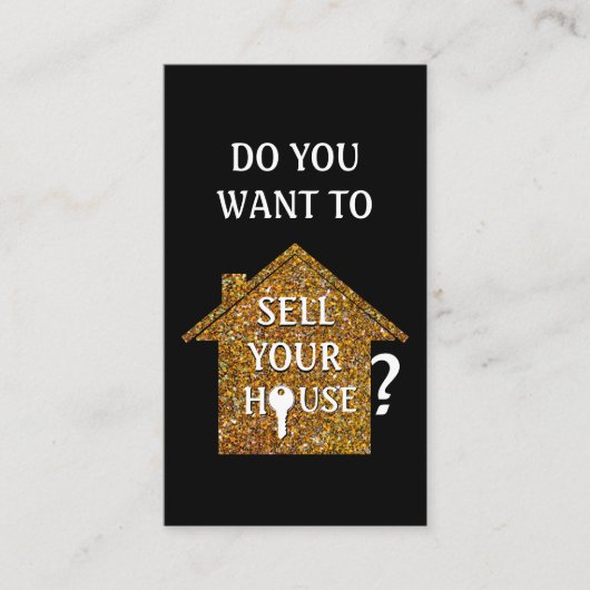 Realtor WE KOPEN HUISVESTING Visitekaartje (Voorkant)