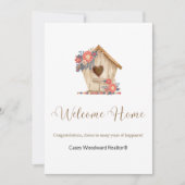 Realtor Welcome Home Persoonlijke Kaart (Voorkant)