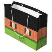 Realtor Welkom Home Brick Nieuw startpunt Groot Cadeauzakje (Achterkant Gekanteld)