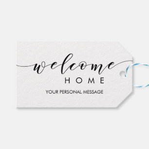 Realtor Welkom Home Cadeau Labels voor Housewarmin Cadeaulabel