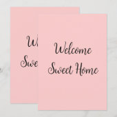 Realtor welkome huisverwarming voegt jouw naam toe kaart (Voorkant / Achterkant)