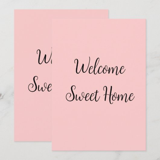 Realtor welkome huisverwarming voegt jouw naam toe kaart (Voorkant / Achterkant)