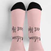 Realtor welkome huisverwarming voegt jouw naam toe sokken (Top)