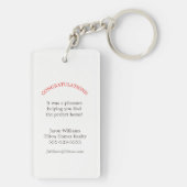 Realtor Welkomststartpagina Nieuwe startpunt Sleut Sleutelhanger (achterkant)