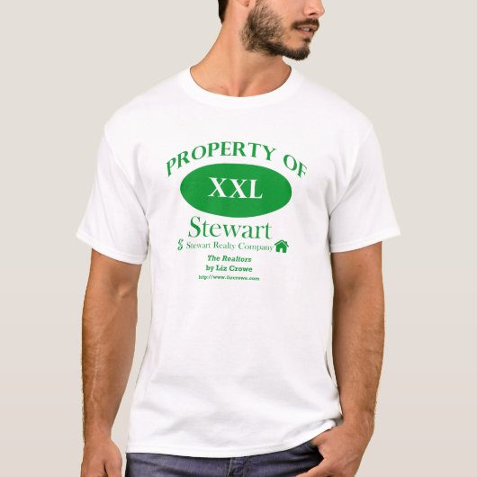 Realtors - Bezit van Stewart Realty T-shirt (Voorkant)