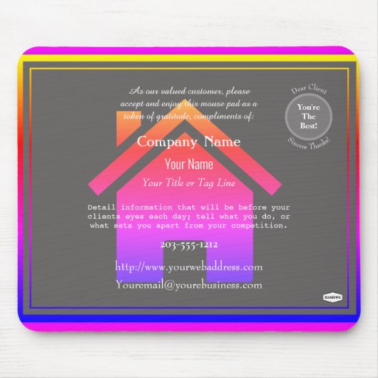 Realtors Promotional Muismat - HAMbyWG (Voorkant)